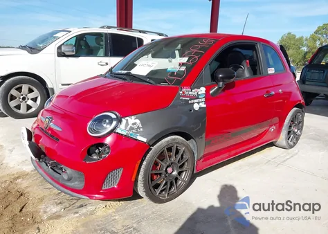 2013 Fiat 500 Abarth z USA, uszkodzony, nr VIN 3C3CFFFH7DT648878